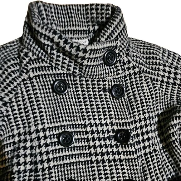 Women's COVINGTON Wool Trench Coat Large - Picture 3 of 6